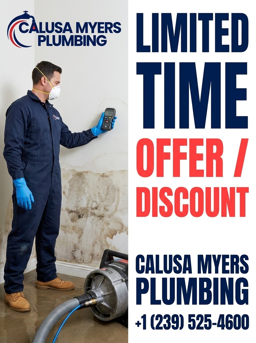 Limited time plumbing offer from Calusa Myers Plumbing in Fort Myers FL